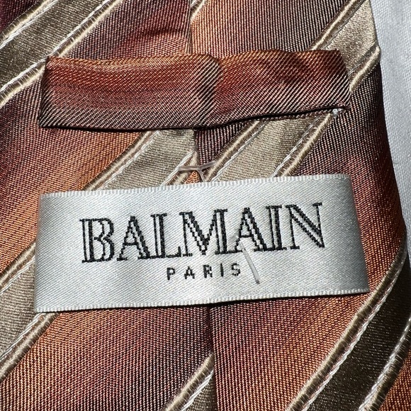 Balmain Paris Silk Tie - Picture 2 of 3